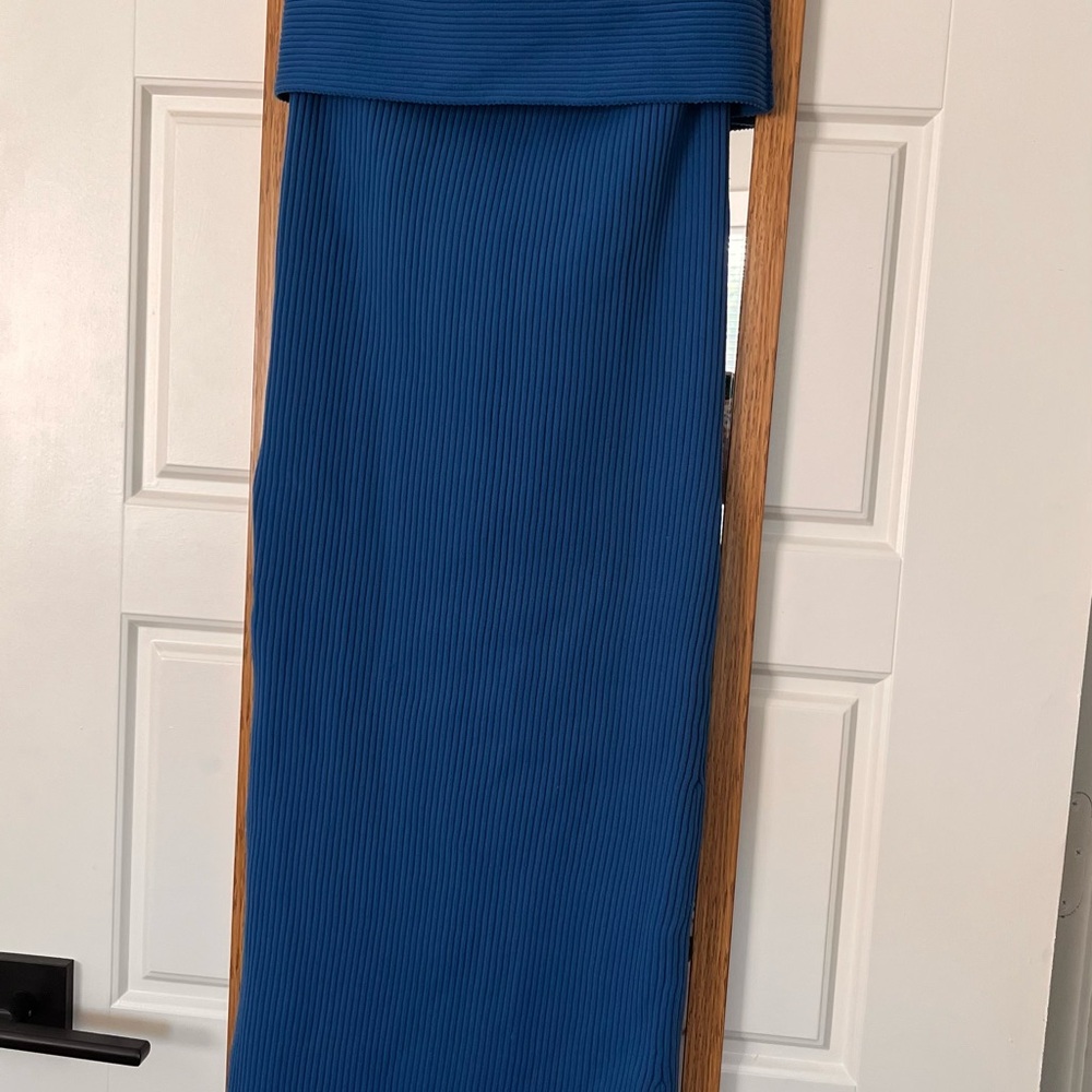 Forever 21 Blue Pencil tube top dress